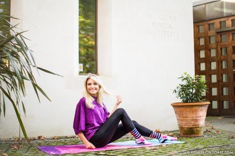 Fitness On Toast Faya Blog Girl Healthy Workout Exercise Yoga Iyengar Maida Vale Stance Sock Healthy Health-8