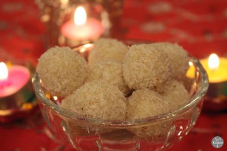 Coconut Ladoo Balls – Diwali Sweets