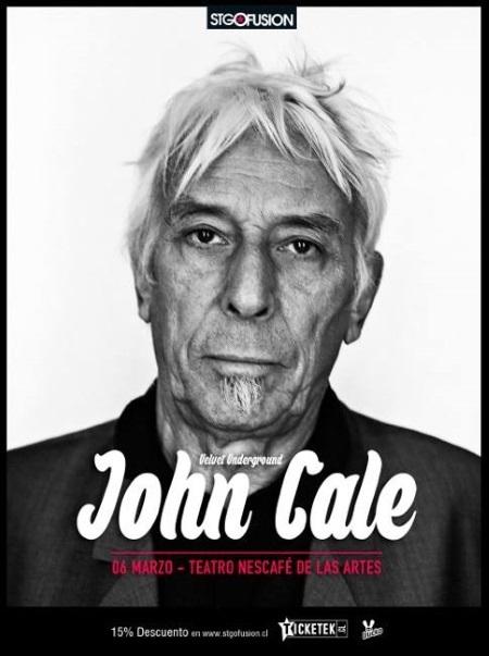 John Cale: show in Santiago, Chile