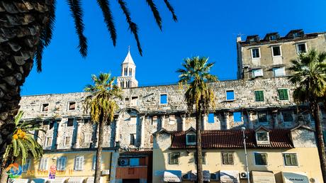 Split's city walls are actually the ruins from Roman emperor Diocletian's palace