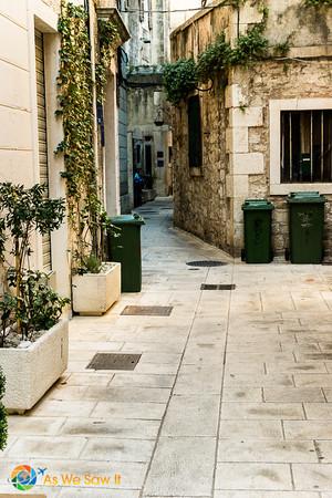 This narrow street was once part of Diocletian's palace.