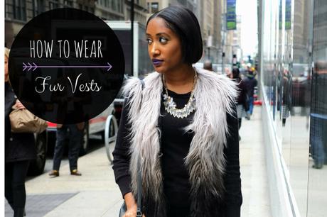 3 Non-Basic Ways to Wear a Fur Vest