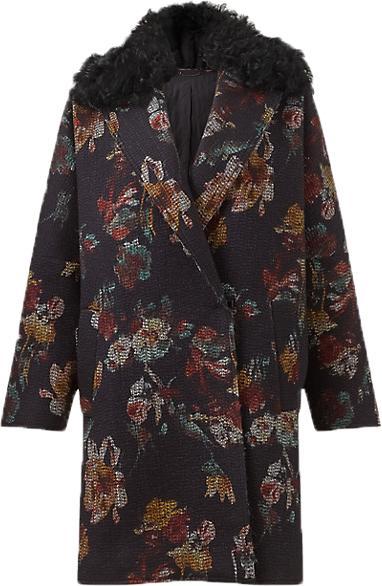 Monday Must - Jigsaw needle punch floral coat