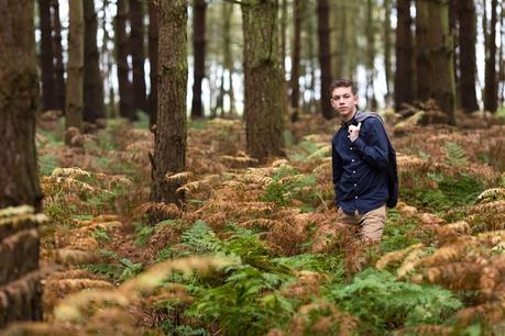 York Portrait Photography in Wheldrake Woods in the fog