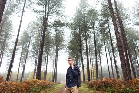 York Portrait Photography in Wheldrake Woods in the fog