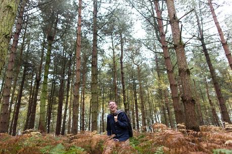 York Portrait Photography in Wheldrake Woods in the fog