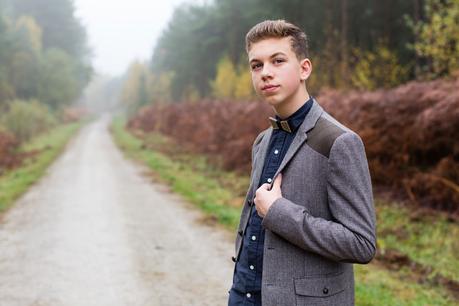 York Portrait Photography in Wheldrake Woods in the fog