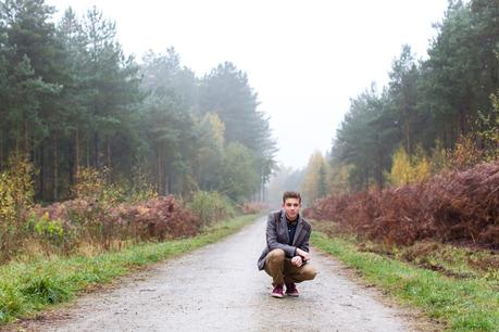 York Portrait Photography in Wheldrake Woods in the fog