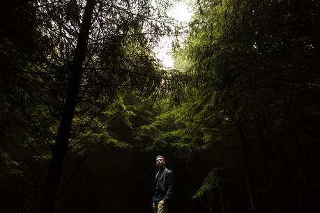 York Portrait Photography in Wheldrake Woods in the fog