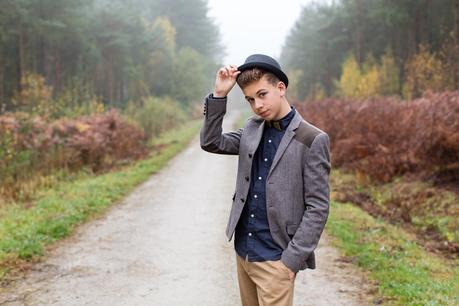 York Portrait Photography in Wheldrake Woods in the fog