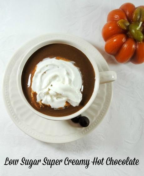 Low Sugar, Dairy Free Hot Chocolate with Creamy Pumpkin