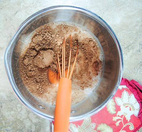 Low Sugar, Dairy Free Hot Chocolate with Creamy Pumpkin