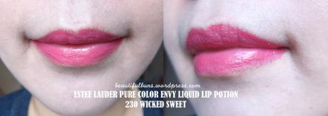 estee lauder pure color envy liquid lip potion swatch