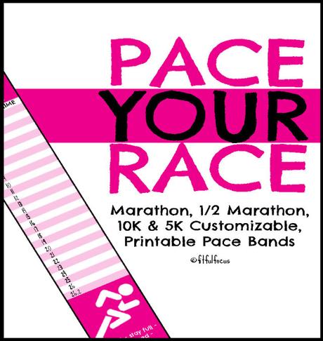 FREE Customizable, Printable Pace Bands | Racing Tools | Running Gear