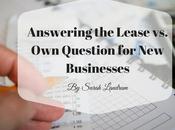 Answering Lease Question Businesses