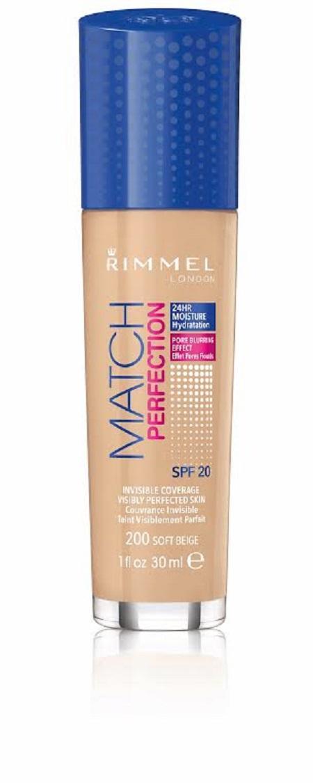 Match perfection Rimmel foundation and primer SPF 20