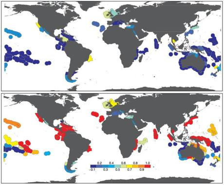 Map: Ocean warming could push marine species beyond their limits – Carbon Brief