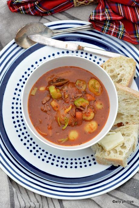 rustic family beef stew