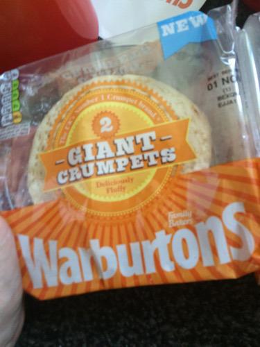 Warburtons giant Crumpets