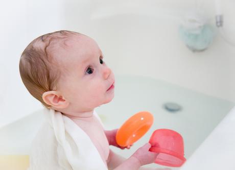 Bath Time baby toddler bathroom safety tips how to childproof hazard danger accident prevent advice new parent