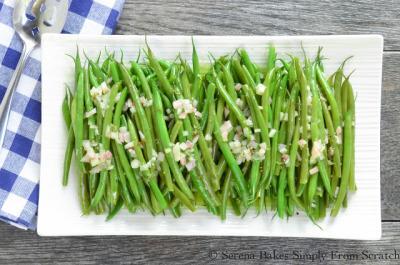 Turkey Trimmings: 50 Amazing Thanksgiving Side Dishes Green Bean Salad with Grainy Dijon Shallot Vinaigrette