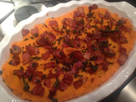 Turkey Trimmings: 50 Amazing Thanksgiving Side Dishes Bourbon Bacon Whipped Sweet Potatoes with Browned Butter and Sage