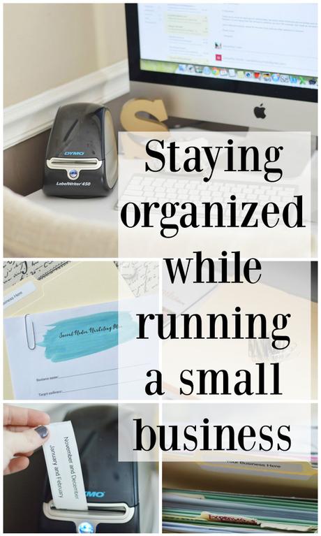 Staying organized while running a small business- THE SAMANTHA SHOW