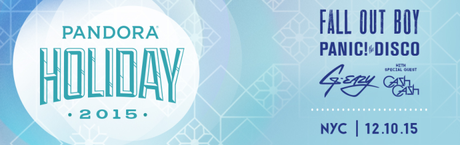 Pandora Holiday: Fall Out Boy, Panic! At The Disco, and G-Eazy Pandora Holiday Party featuring Fall Out Boy, Panic! At The Disco, and G-Eazy