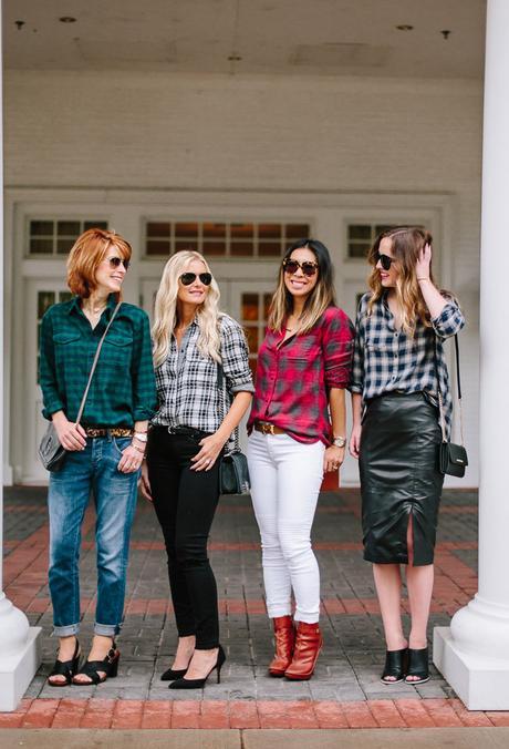 style at every age, how to wear plaid shirts, holiday plaid