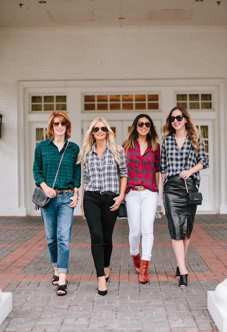 style at every age, how to wear plaid shirts, holiday plaid