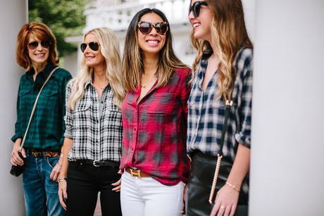 style at every age, how to wear plaid shirts, holiday plaid
