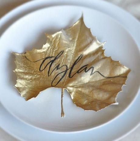 spray paint leaf name label