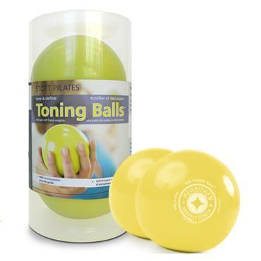 Toning Ball Two-Pack - 2 lbs (lemon)