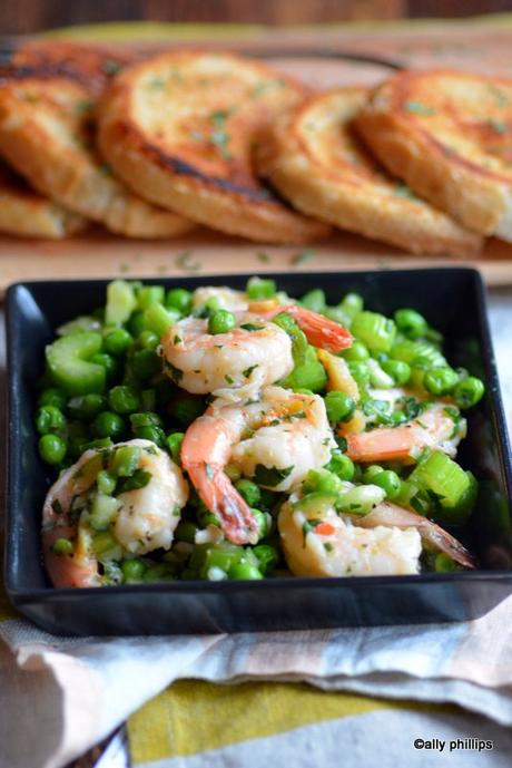 blood orange marmalade ginger shrimp salad