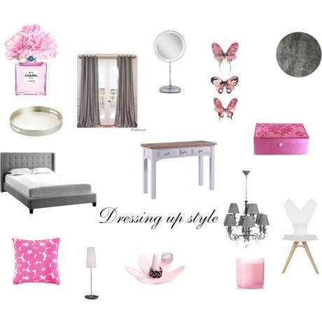 Platinum & Pink Bedroom