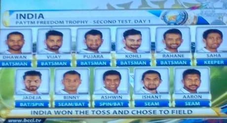 India wins toss puts SA in - after 1974 at Chinnasamy stadium