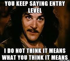entry level job