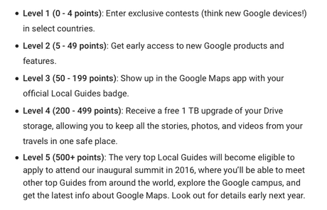 Google Using Points To Boost User Reviews, Beef Up Maps Content : eAskme