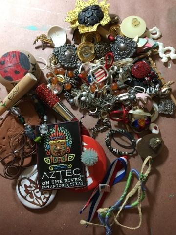 Found objects all given to me in October 2015
