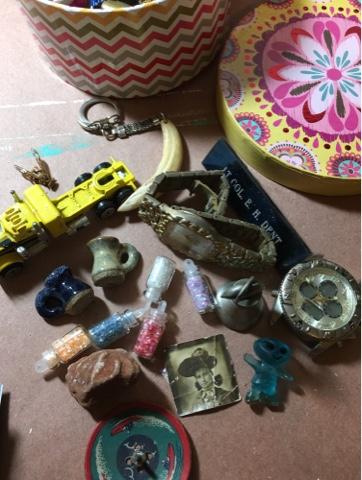 Found objects all given to me in October 2015