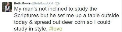 Beth Moore's strangely disappearing tweet: a discernment lesson Beth Moore's strangely disappearing tweet: a discernment lesson