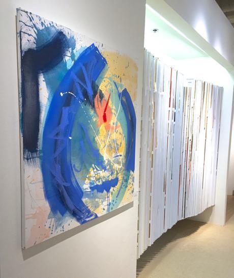 Steve Barylick's Colorful Abstract Painting at Webster & Company