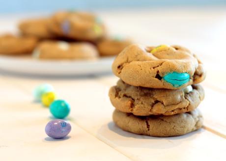 Soft Peanut Butter M&M Cookies