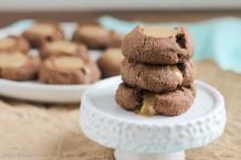 Chocolate Almond Butter Thumbprint Cookies (Paleo + Vegan)