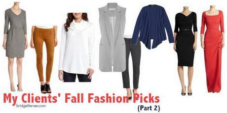 Fall Fashion Picks Chosen By My Clients (Part 2)