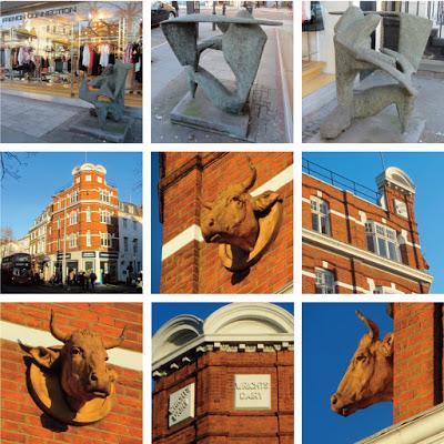 A walk along Kings Road (part 3) – A convoluted statue and Wright's Dairy