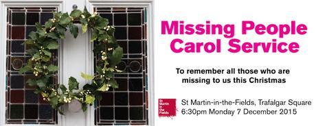 #HomeForChristmas Exhibition At St Martin-in-the-Fields @smitf_london @missingpeople