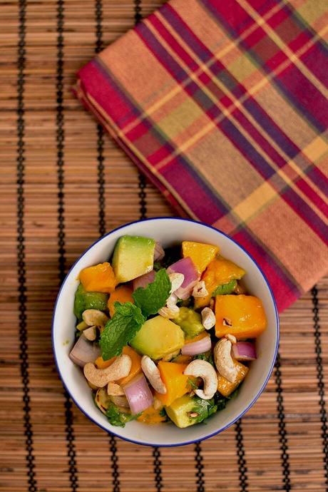 Salad with Avocado & Mango