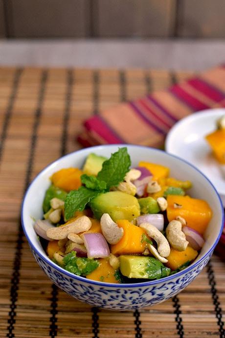 Salad with Avocado & Mango