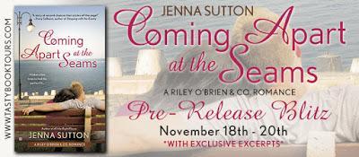 Coming Apart at the Seams - A Riley O'Brien & CO. Romance by Jenna Sutton- Pre- Release Blitz +  A Chance to Win a Kindle Fire HD 7